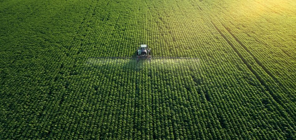 Taking,care,of,the,crop.,aerial,view,of,a,tractor